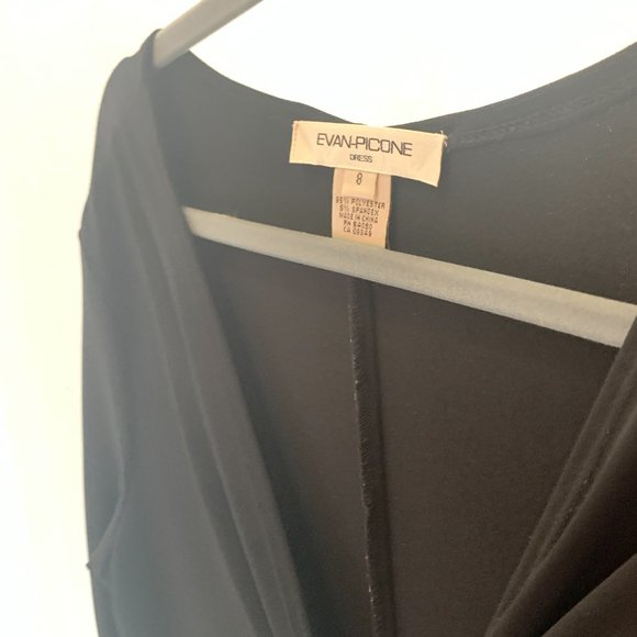 EVAN PICONE dress - black- size 8 - Picture 3 of 6
